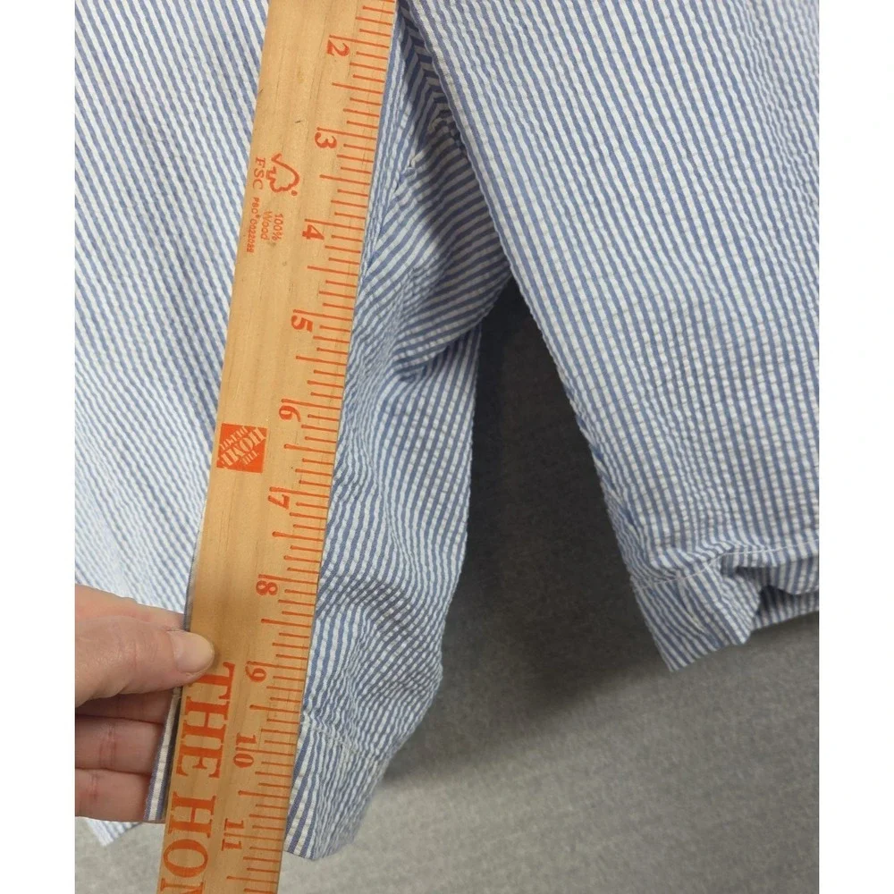 Polo Ralph Lauren Shorts 40 Blue White Seersucker Golf Classic Old Money Preppy‎